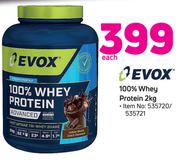 Evox 100% Whey Protein-2Kg Each