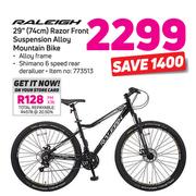 Raleigh 29"(74cm) Razor Front Suspension Alloy Mountain Bike