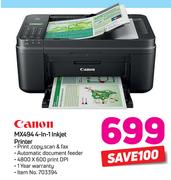 Canon MX494 4 In 1 Inkjet Printers