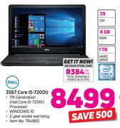Dell 39cm 3567 Core i5-7200U
