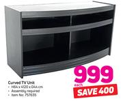 Curved TV Unit H64X4120XD44cm-Each