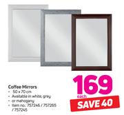 Coffee Mirrors 50x70cm-Each