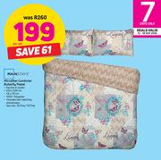 Mainstays Microfibre Comforter Butterfly Pastel-Per Set