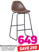 Distressed Barstool-Each