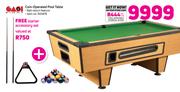 Coin Operated Pool Table + Starter Accessory Set