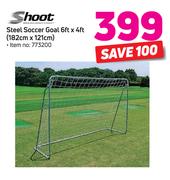 Shoot Steel Soccer Goal 6ft x 4ft (182cm x 121cm)