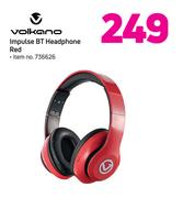Volkano Impulse BT Headphone Red