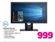 Dell 18.5" Monitor E1916HV