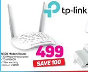 TP Link Modem Router N300 TD-W8960N