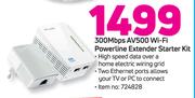 TP Link 300Mbps AV500 Wi-Fi Powerline Extender Starter Kit