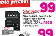 Sandisk 32 GB Micro SD Card