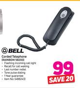 Bell Corded Telephone Rainbow 58200