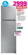 Defy 183Ltr Top Freezer Fridge (Metallic) DAD241