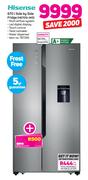 Hisense 670Ltr Side By Side Fridge H670SI-WD