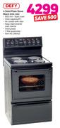 Defy 4 Plate Stove Black (DSS 494)
