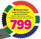 Bennett Read Tough 10 Wet And Dry Vacuum HVC150