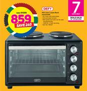 Defy Mini Oven 2 Plate Black MOH9328B