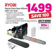 Ryobi Petrol Chain Saw 400mm 40cc CS-4016