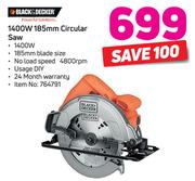 Black & Decker 1400W 185mm Circular Saw