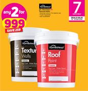 Homestead Roof Paint Or Textured Walls-2x20Ltr