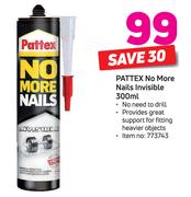 Pattex No More Nails Invisible-300ml