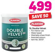 Plascon Double Velvet-5Ltr Each