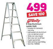 Gravity 6-Step Aluminium Ladder HSL6