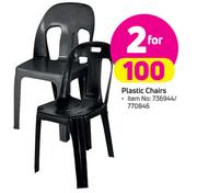 Plastic Chairs-For 2