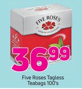 Five Roses Tagless Teabgas-100's