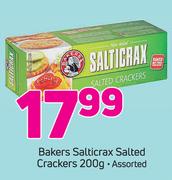 Bakers Salticrax Salted Crackers Assorted-200g