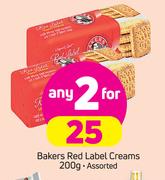 Bakers Red Label Creams Assorted-2 x 200g