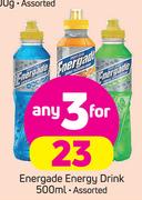 Energade Energy Drink Assorted-3 x 500ml