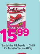 Saldanha Pilchards In Chilli Or Tomato Sauce-400g