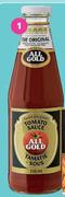 All Gold Tomato Sauce-700ml Each