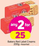 Bakers Red Label Creams Assorted-2 x 200g
