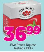 Five Roses Tagless Teabgas-100's
