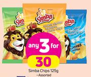 Simba Chips Assorted-3 x 125g