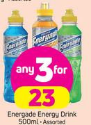 Energade Energy Drink Assorted-3 x 500ml