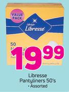 Libresse Pantyliners Assorted-50's