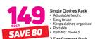 Mainstays Single Clothes Rack-Each