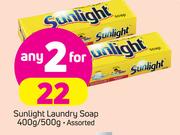 Sunlight Laundry Soap Assorted-2 x 400g/500g
