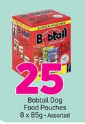 Bobtail Dog Food Pouches Assorted-8 x 85g