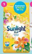 Sunlight 2 In 1 Hand Washing Powder-5Kg Each