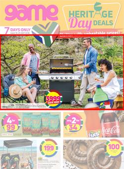 Game Cape : Heritage Day Deals (19 Sept - 25 Sept 2018), page 1
