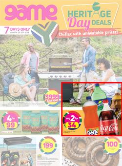 Game KZN : Heritage Day Deals (19 Sept - 25 Sept 2018), page 1