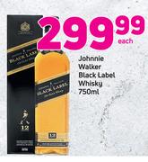 Johnnie Walker Black Lable Whisky-750ml Each