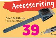 3 In 1 Grill Brush