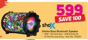 Shox Ghetto Boss Bluetooth Speaker 