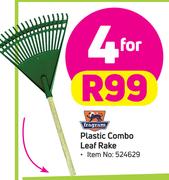 Fragram Plastic Combo Leaf Rake-For 4