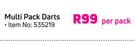Multi Pack Darts-Per Pack